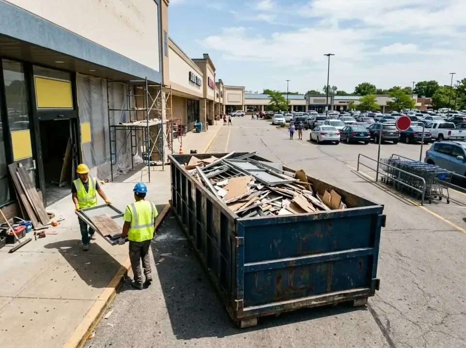 retail-store-renovation-debris-003 — frequently asked questions, Roll-off Dumpster Rentals in Chattanooga, TN
